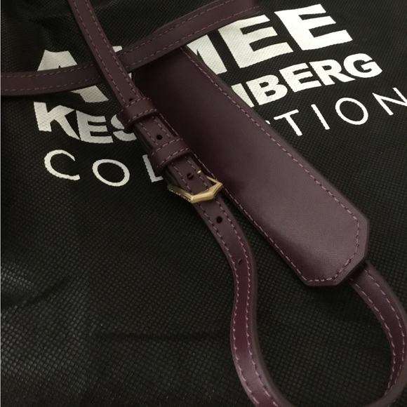 Aimee Kestenberg Purple Leather Cross Body Bag New with tags - Picture 7 of 7